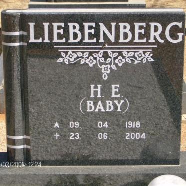 LIEBENBERG H.E. 1918-2004