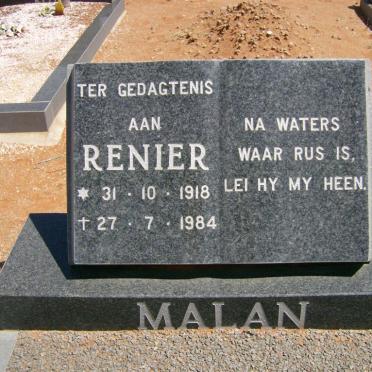 MALAN Renier 1918-1984