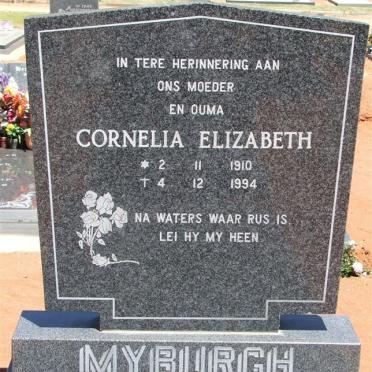 MYBURGH Cornelia Elizabeth 1910-1994