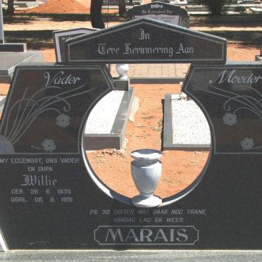 MARAIS Willie 1935-1991