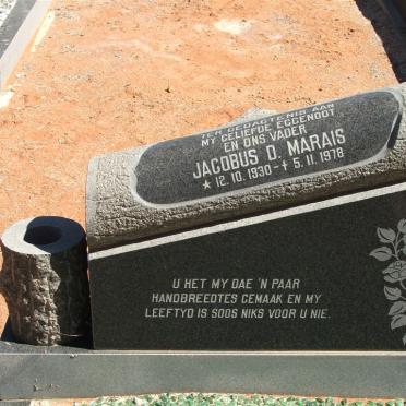 MARAIS Jacobus D. 1930-1978