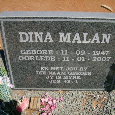 MALAN Dina 1947-2007