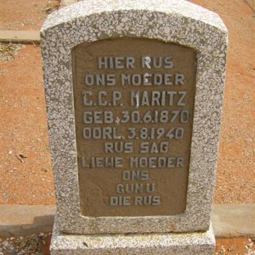 MARITZ C.C.P. 1870-1940
