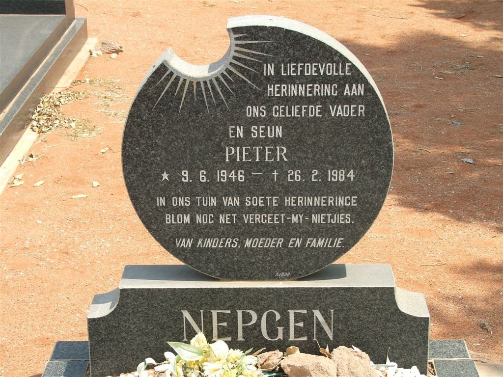 NEPGEN Pieter 1946-1984