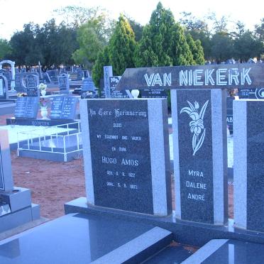 NIEKERK Hugo Amos, van 1922-1987