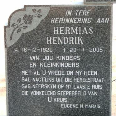 NIEWOUDT Hermias Hendrik 1920-2005