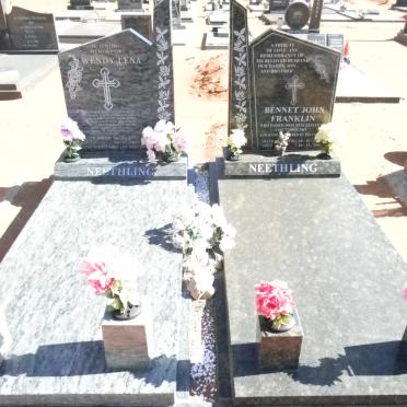 NEETHLING Bennet John Franklin 1955 -2001 &amp; Wendy Lena 1952-2010
