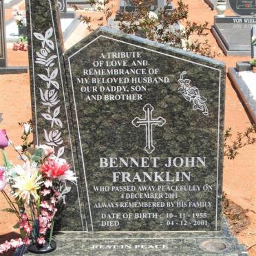 NEETHLING Bennet John Franklin 1955-2001