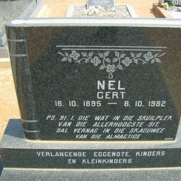 NEL Gert 1895-1982