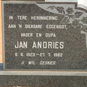 NIEUWOUDT Jan Andries 1923-1982 &amp; Gerharda Fredrika 1920-1992