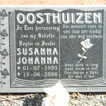 OOSTHUIZEN Susanna Johanna 1993-2008