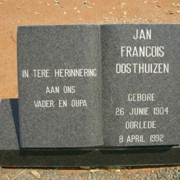 OOSTHUIZEN Jan Francois 1904-1992