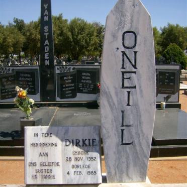 O'NEILL Dirkie 1952-1985