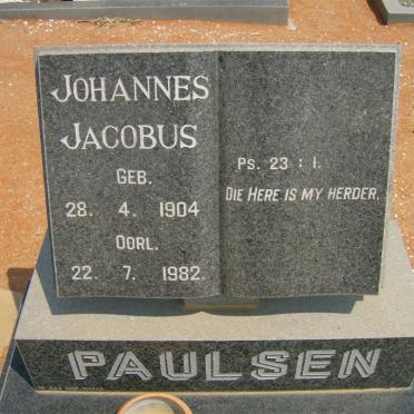 PAULSEN Johannes Jacobus 1904-1982