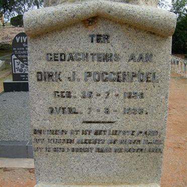 POGGENPOEL Dirk J. 1898-1933