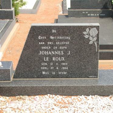 ROUX Johannes J., le 1909-1984
