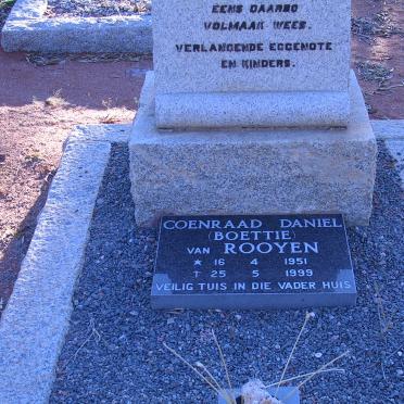 ROOYEN Coenraad Daniel, van 1951-1999