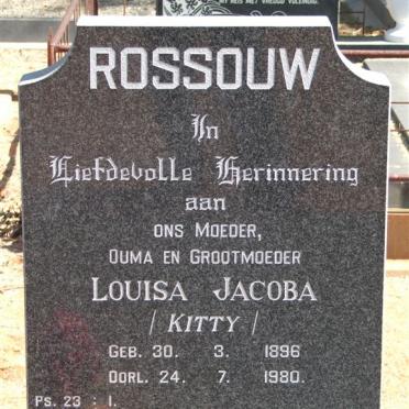 ROSSOUW Louisa Jacoba 1896-1980