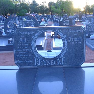 REYNECKE Joël 1939-1987 &amp; Fransie 1948-