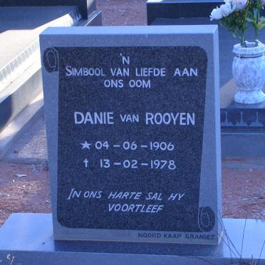 ROOYEN Danie, van 1906-1978