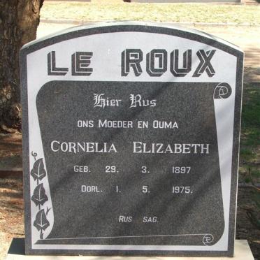 ROUX Cornelia Elizabeth, le 1897-1975