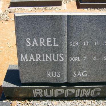 RUPPING Sarel Marinus 1947-1989