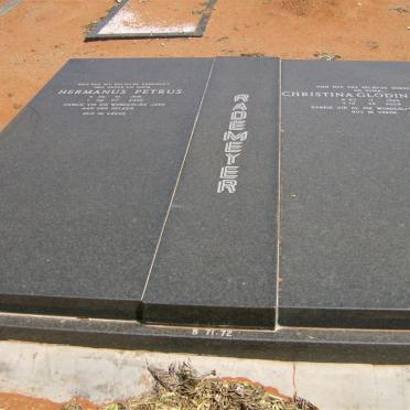 RADEMEYER Hermanus Petrus 1918-2000 &amp; Christina Glodina LOUW 1920-2004