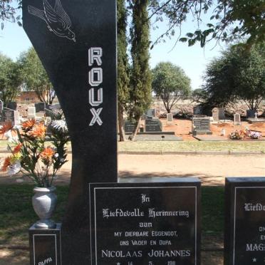 ROUX Nicolaas Johannes 1911-1975