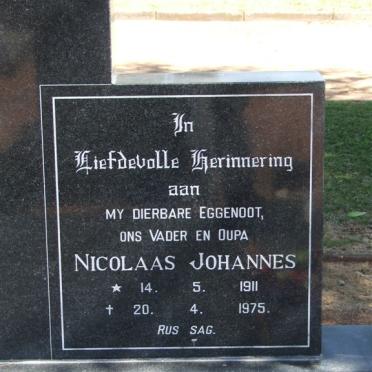 ROUX Nicolaas Johannes 1911-1975