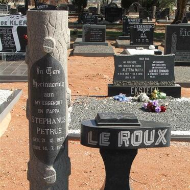 ROUX Stephanus, le 1927-1967