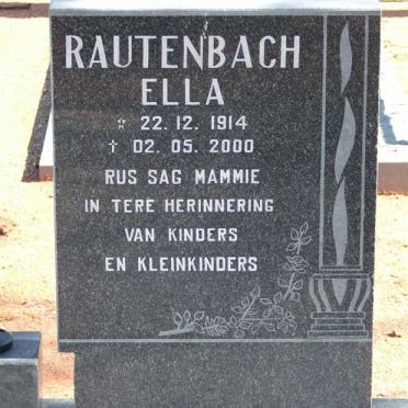 RAUTENBACH Ella 1914-2000
