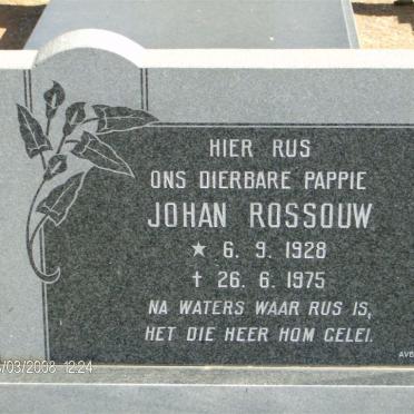 ROSSOUW Johan 1928-1975