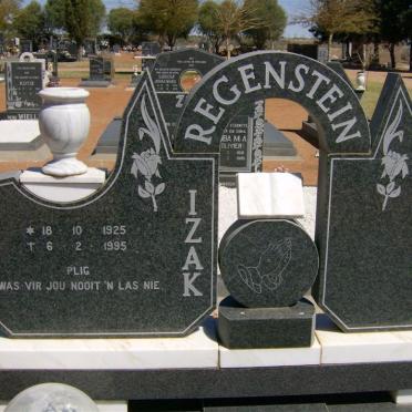 REGENSTEIN Izak 1925-1995