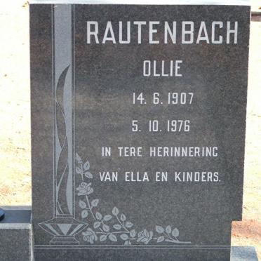 RAUTENBACH Ollie 1907-1976