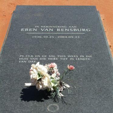 RENSBURG Eben, van 1936-2004