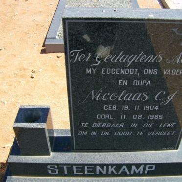 STEENKAMP Nicolaas C.J. 1904-1985