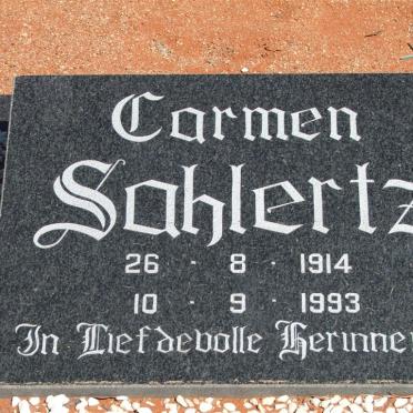 SAHLERTZ Carmen 1914-1993