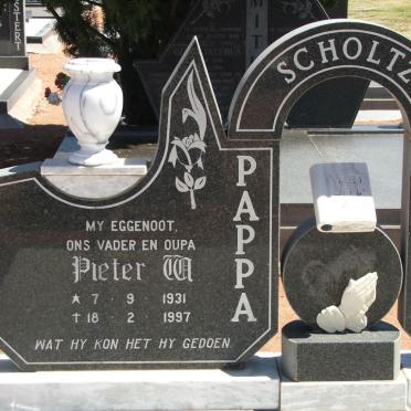 SCHOLTZ Pieter M. 1931-1997