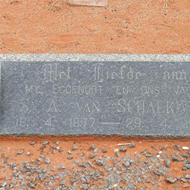 SCHALKWYK S.A., van 1877-1969