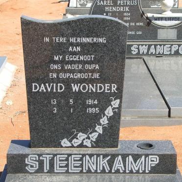 STEENKAMP David Wonder 1914-1995