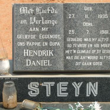STEYN Hendrik Daniel 1935-1981