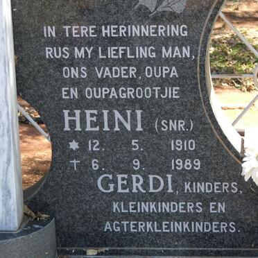 SCHMIDT Heini 1910-1989