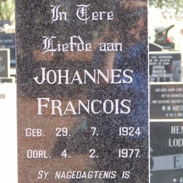 SLABBER Johannes Francois 1924-1977