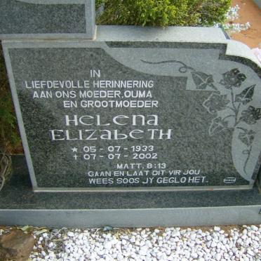 SMITH Jacobus Johannes 1929-1999 &amp; Helena Elizabeth 1933-2002