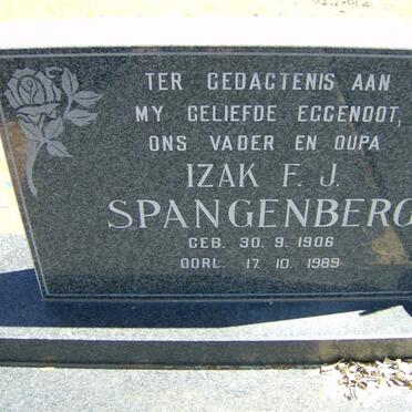 SPANGENBERG Izak F.J. 1906-1989