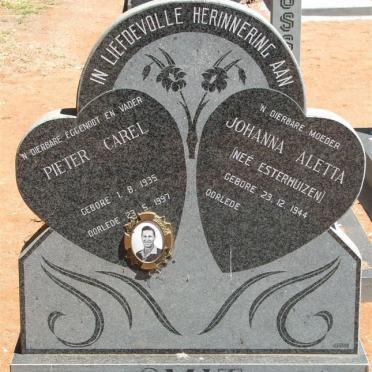 SMIT Pieter Carel 1935-1997 &amp; Johanna Aletta ESTERHUIZEN 1944-
