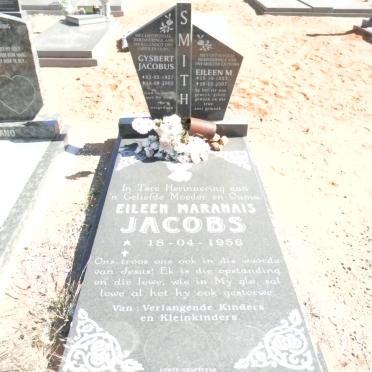 SMITH Gysbert Jacobus 1927-2002 &amp; Eileen M. 1933-2007 :: JACOBS Eileen Maranais 1956-