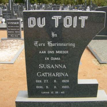 TOIT Susanna Catharina, du 1928-1983