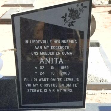 THOMAS Anita 1952-2003