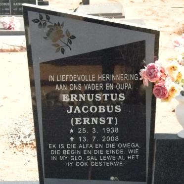 THOMAS Ernustus Jacobus 1938-2008 &amp; Anita 1952-2003